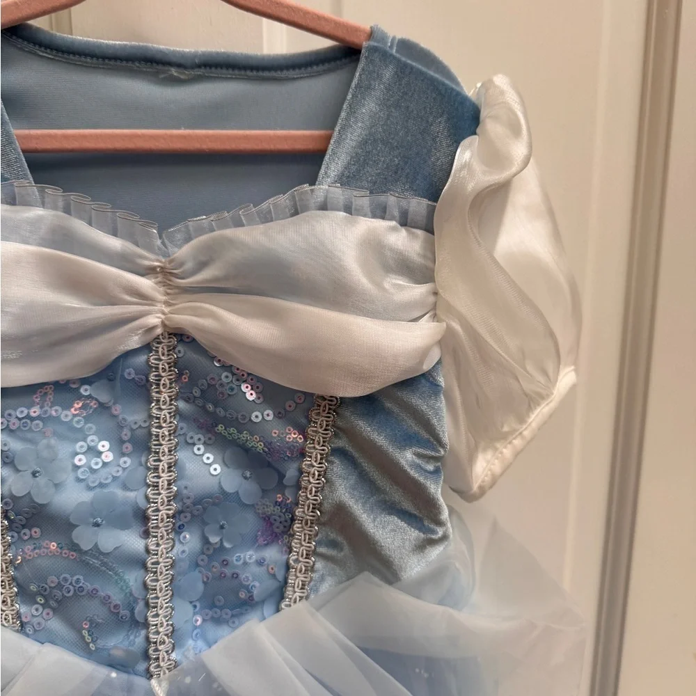 NWOT CUSTOM MADE Disney Cinderella Toddler Girl 6 Princess Dress Up Dress Gloves